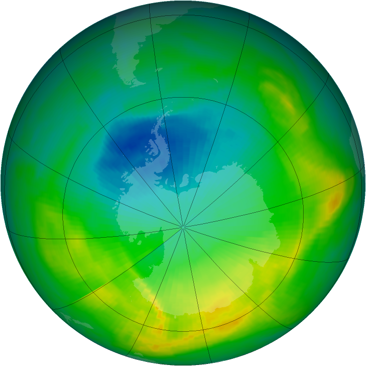 Ozone Map 1988-10-29